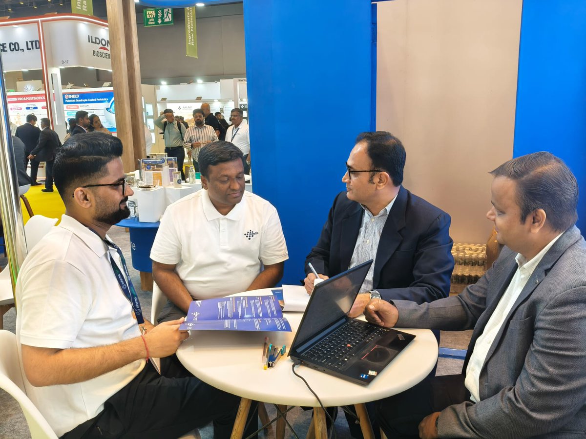the91Api's tweet image. Day 2 at Vitafoods Mumbai with the 91API team!

Meaningful discussions, new connections, and exciting opportunities shaping the future of ingredients.

Let’s keep the conversations going!

#VitafoodsMumbai #Vitafoods2026 #91API #IngredientInnovation #Nutraceuticals