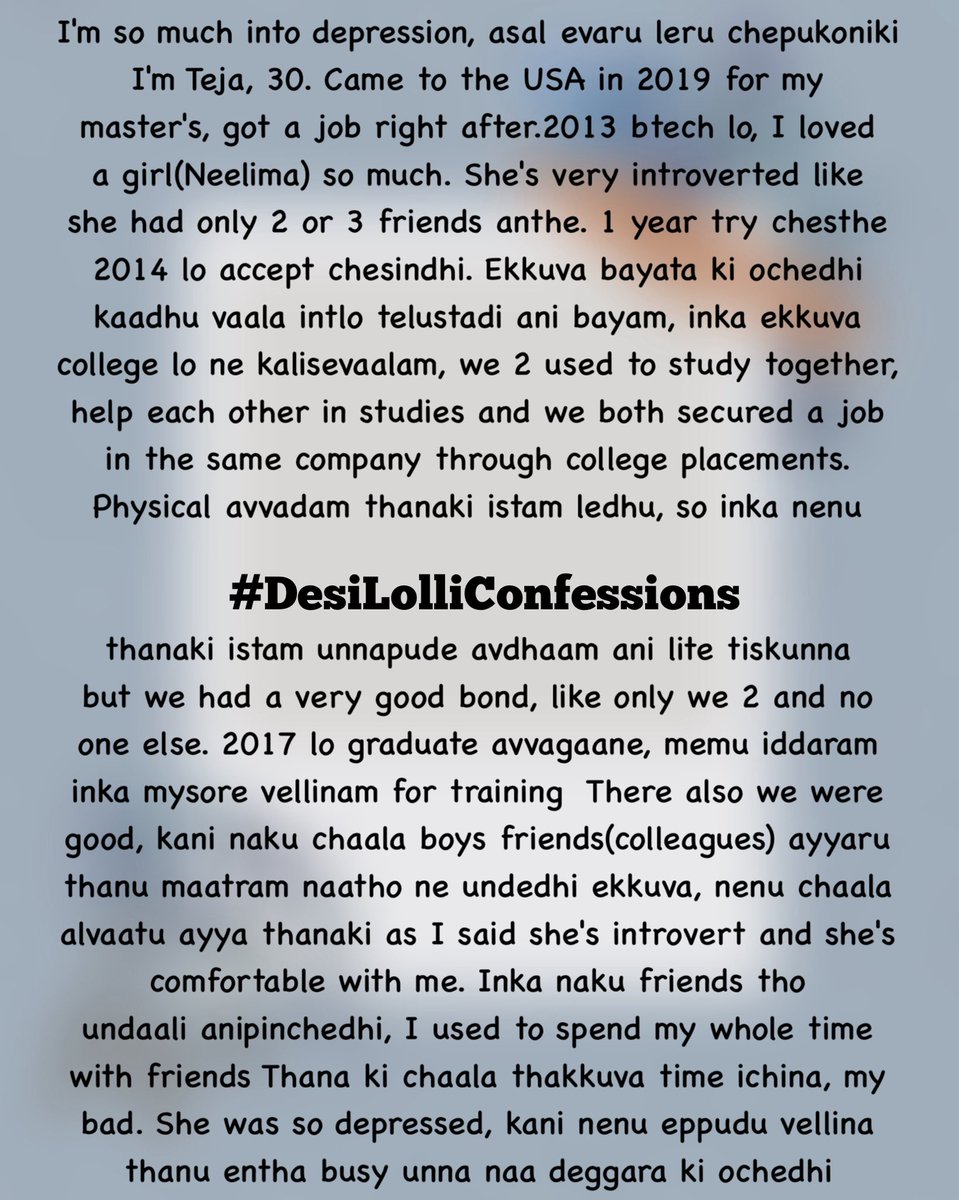 Desi Lolli Confessions tweet media