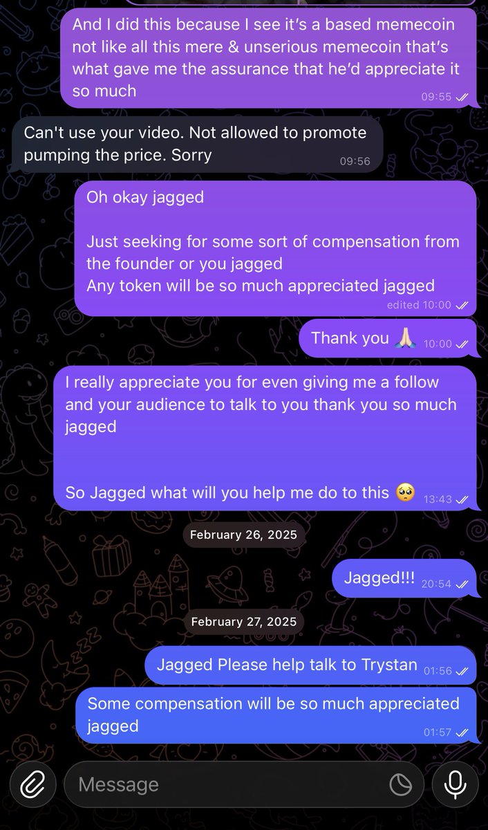 leeedollar's tweet photo. @LeftOnRead_Coin These are my ghosted/roasted reality moments:
Pic1.I hoped for what I was promised but got left on read๐
Pic2.I thought Iโd at least get some sympathy just blue ticks๐
Pic3.I left the rug dev on read๐
Pic4.I left him on read for good๐
@LeftOnRead_Coin
#Leftonreadmemecontest https://t.co/GRuSsoqzmM
