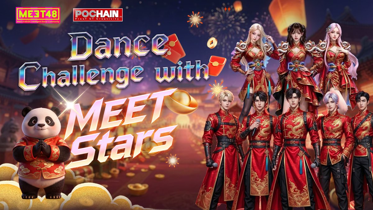 meet_48's tweet photo. Earning $IDOL is about to hit a whole new rhythm. 💃
The #MEETStars dance series is arriving on Feb 14th. Get your moves ready—whether they’re IRL or AI-generated—to claim your share of $IDOL.
Can a prompt beat a pro? The countdown begins. 💰
#MEET48 #AIGC #Web3 #SocialFi #POCHAIN #IDOL