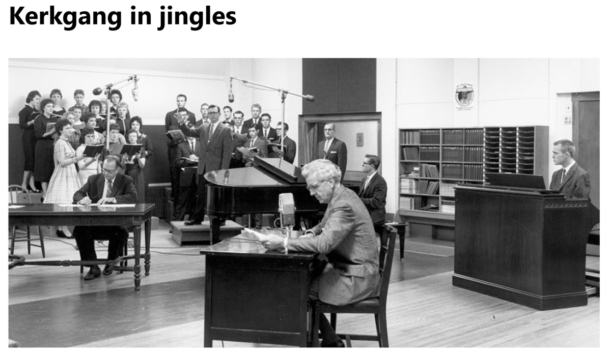 In de VS hebben jingles en 'de kerk' hebben meer met elkaar te maken dan je zou denken. Lees het verhaal en luister naar een uitgebreide jingledemo op jingleweb.nl