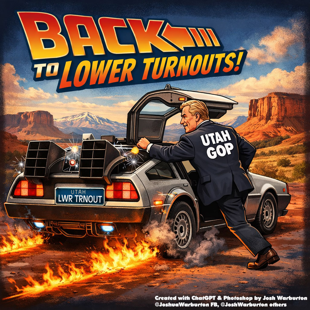 For years, Utah built secure, accessible elections that worked.

Republican lawmakers expanded absentee voting in the 1990s and moved toward vote-by-mail.

2012 turnout: 68.6%
2016 turnout: ~82%
2020 turnout: 90.09% (record high)
Higher participation. Very low fraud. A system