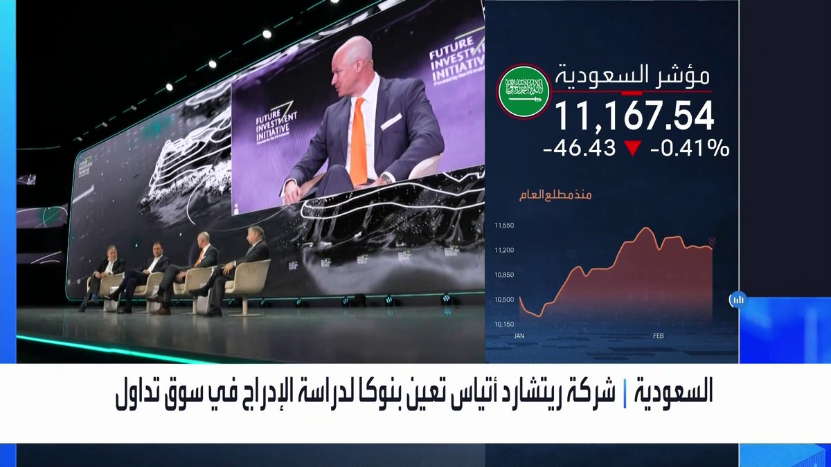 شركة ريتشارد أتياس تعين بنوكا لدراسة الإدراج في السوق السعودية افتتاح الأسواق _Business 