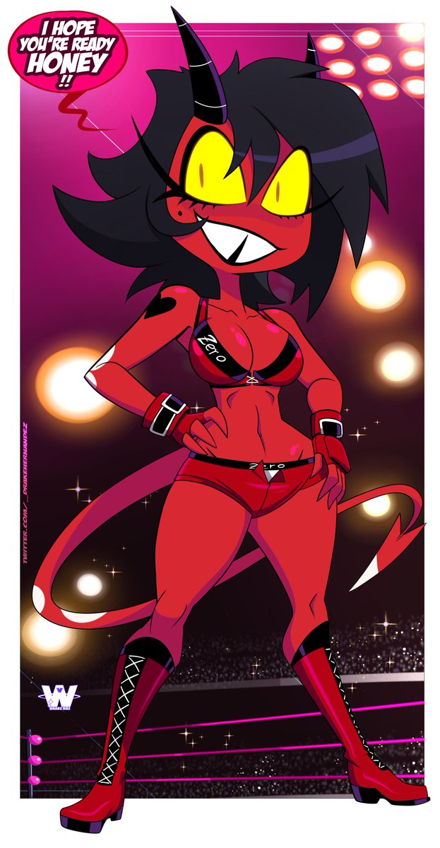 _DRAKEHERNANDEZ's tweet photo. Who is your favorite #RumbleRoses character?? With so many beauties, itโs hard to choose just one๐น๐ฅ
So how about a little crossover with #HazbinHotel and #HelluvaBoss??!!โจ
#Sera #Millie #BarbWire #StellaGoetia #wrestling https://t.co/Zwwuzj827t