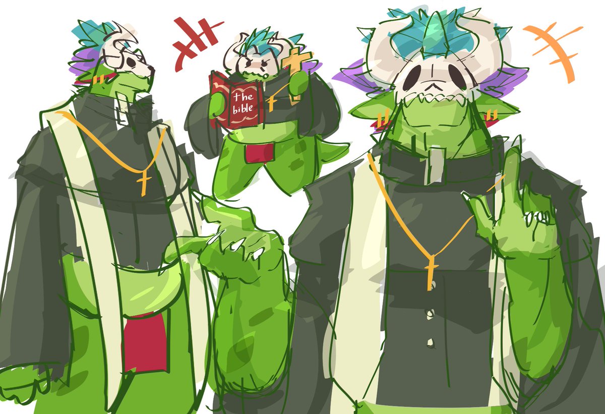 i drew priest witch doctor again