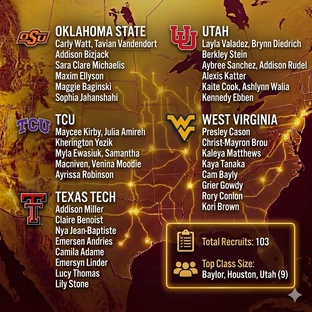 ImYouthSoccer's tweet image. 🚨 HUGE congratulations to everyone in the Class of 2027 who has been recruited to play soccer in the #Big12. If you see anyone missing, please DM us and most of these programs are focused on the Class of 2028 as it moves fast in the Power 4.