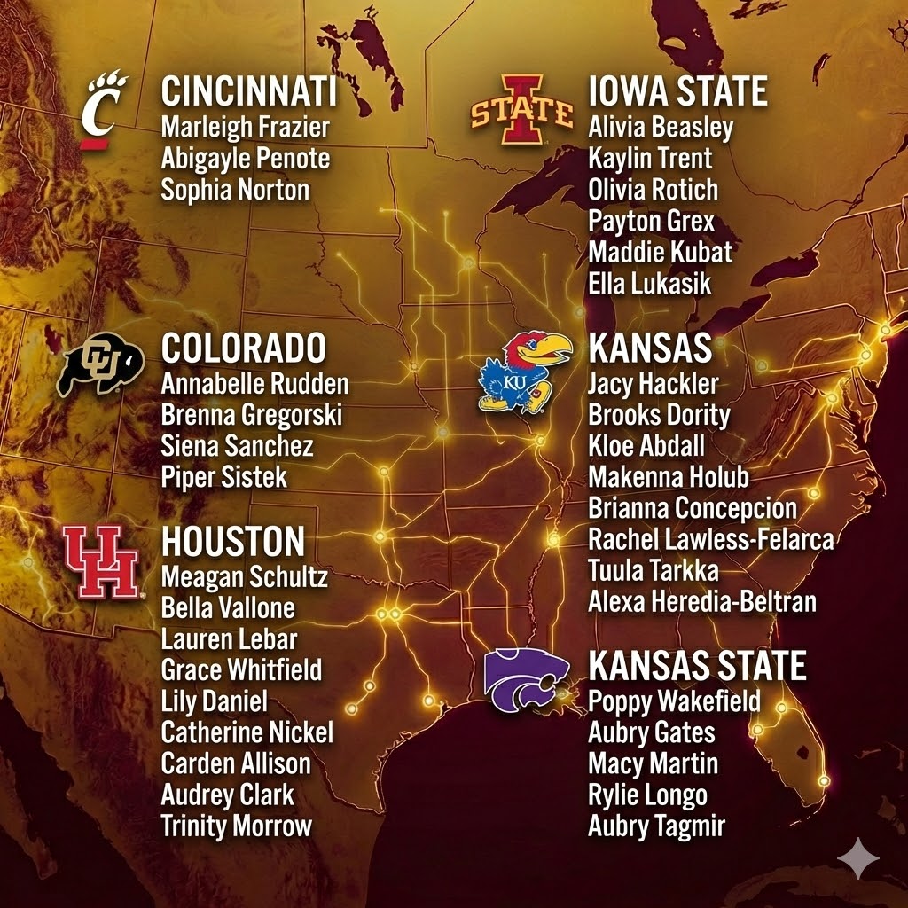 ImYouthSoccer's tweet image. 🚨 HUGE congratulations to everyone in the Class of 2027 who has been recruited to play soccer in the #Big12. If you see anyone missing, please DM us and most of these programs are focused on the Class of 2028 as it moves fast in the Power 4.