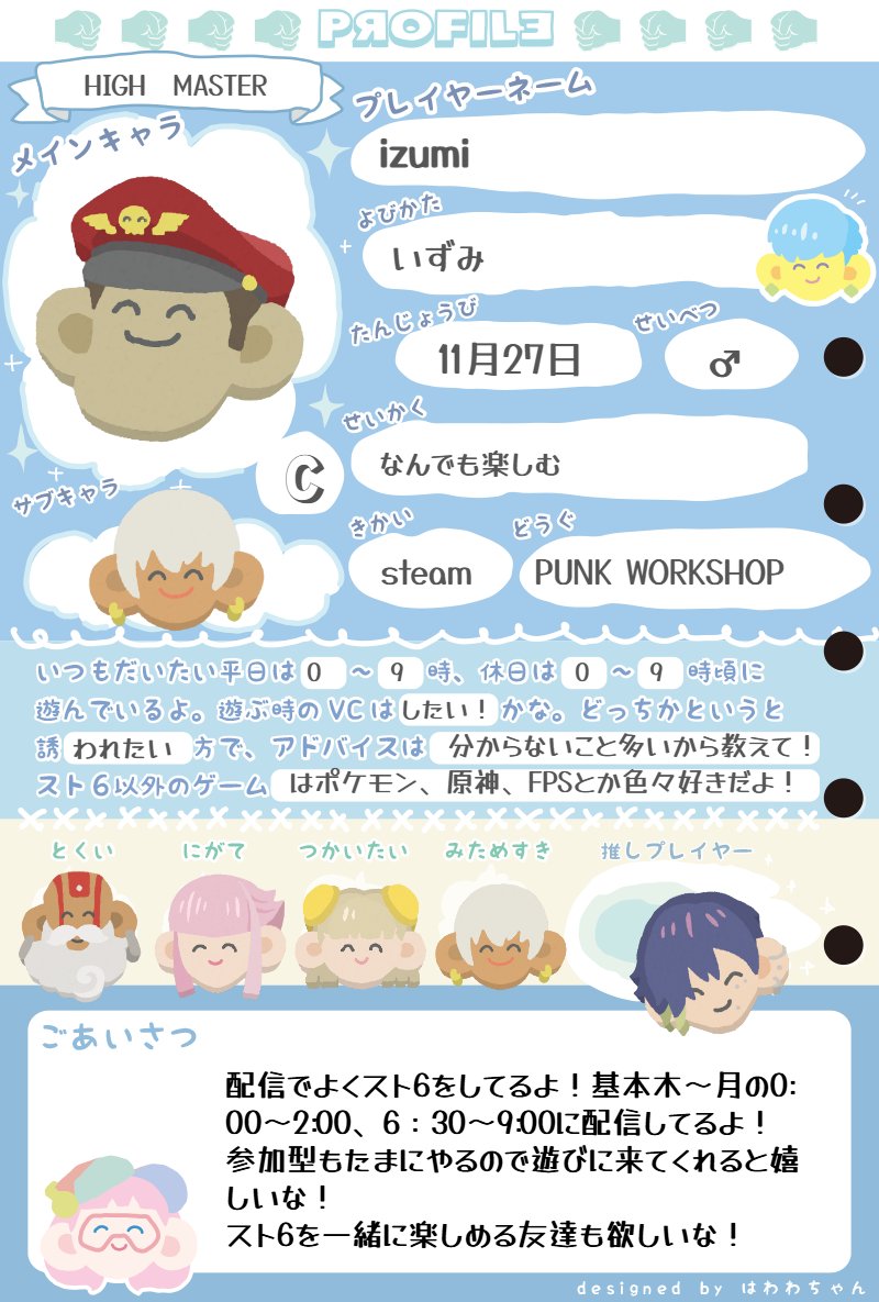 ハイマスター達成出来たのでプロフィールを更新しました！ まだまだ