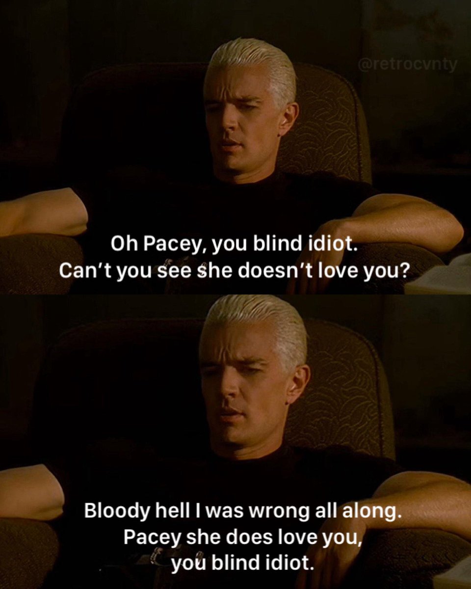 Never getting over Spike watching Dawson’s Creek