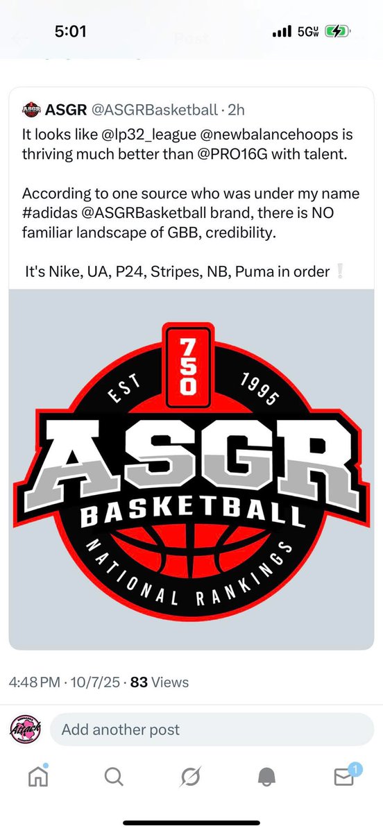 GBB 2026 Circuit Rankings