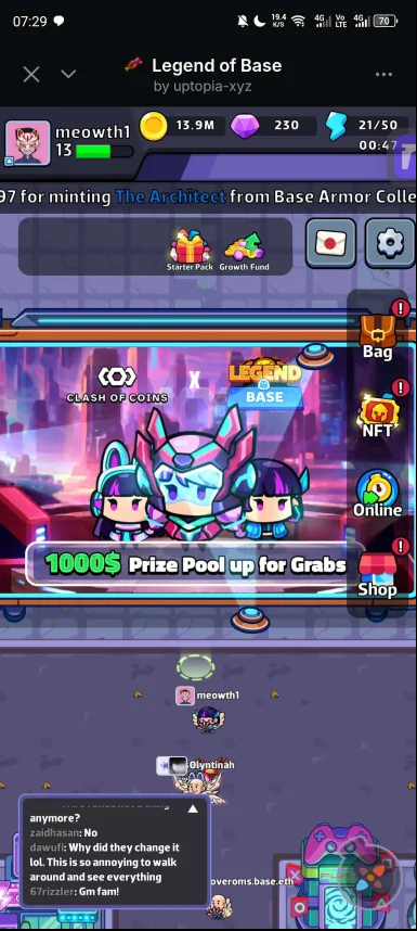 Meow4h1's tweet photo. @LegendBaseETH @clashofcoins @anne_rgg  @kuneqt 
#ClashofCoinsxLegendofBase + lucky number 20 https://t.co/3eCDYTQhTB