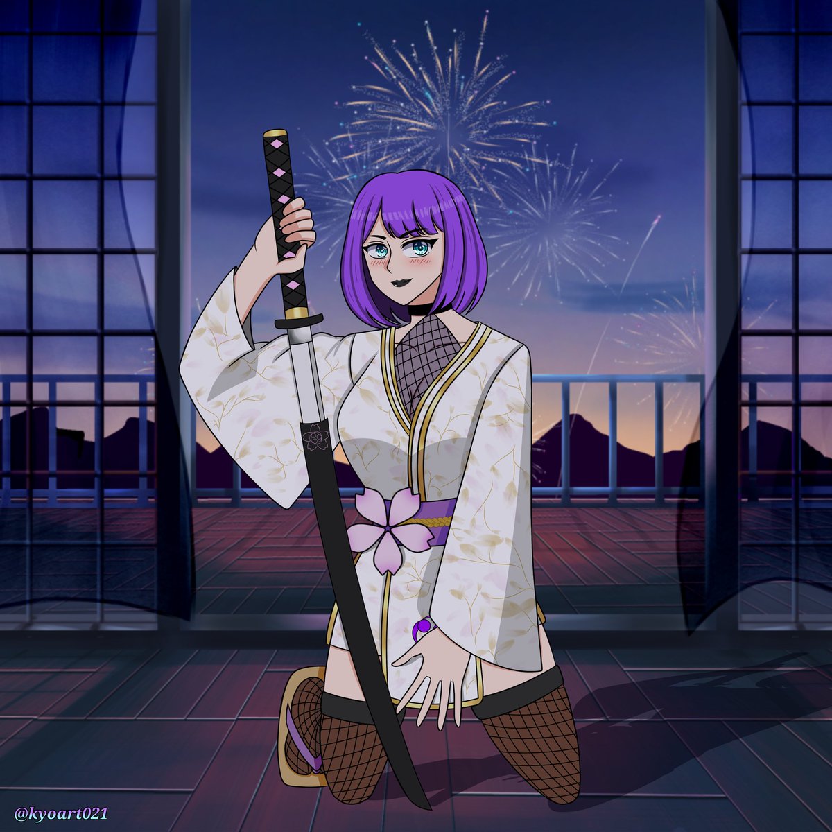 KyoArt021's tweet photo. It's been a while since I've uploaded anything, here's a drawing of the final design of my OC Kioko 💜
I'll try to be more active here, so if you'd like to support me, a fav and retweet would be appreciated. 💜💜

#OC #drawing #art #anime https://t.co/2ptHwOhZTw