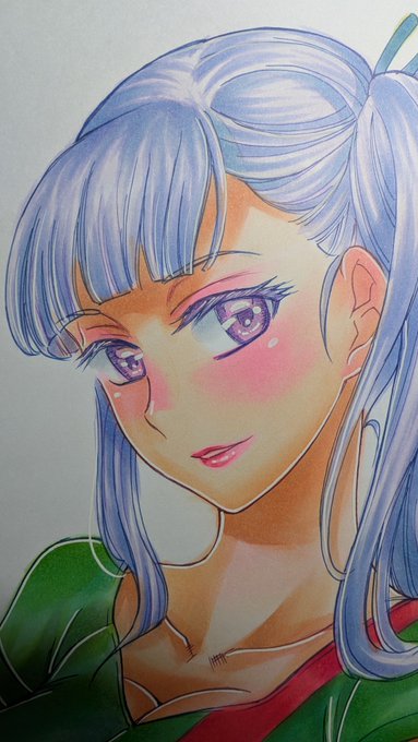 ちょっとアイライン加筆しました(ほんとにちょっとだけ💦) 