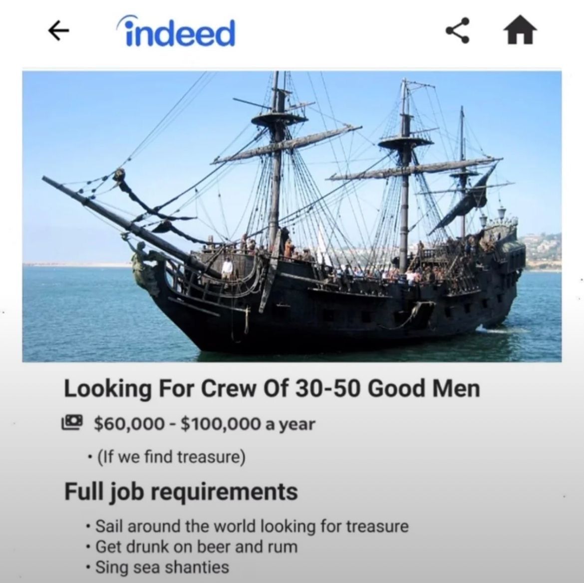 job search going well actually