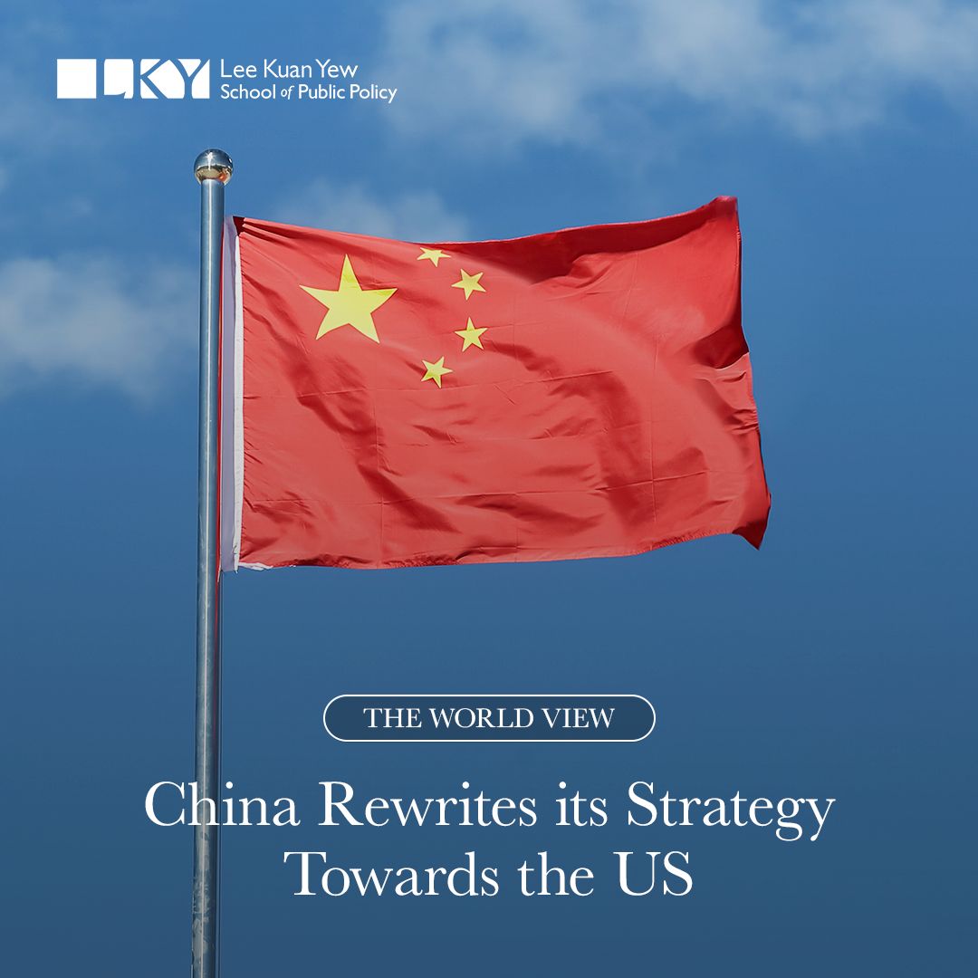 LKYSch's tweet photo. As the #US #China rivalry continues, #Beijing is no longer content to merely absorb pressure but is instead seeking to reshape the balance of power. 

What does this mean for #Asia, the #GlobalSouth and the future #GlobalOrder?

https://t.co/cllXyQOzSu

#LKYSPP #Geopolitics https://t.co/uwZcgIMCM0
