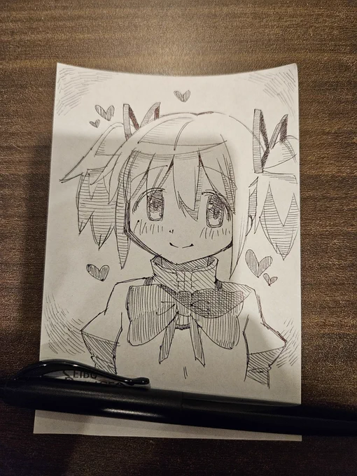 旅の終わり、らくがきまどか 
