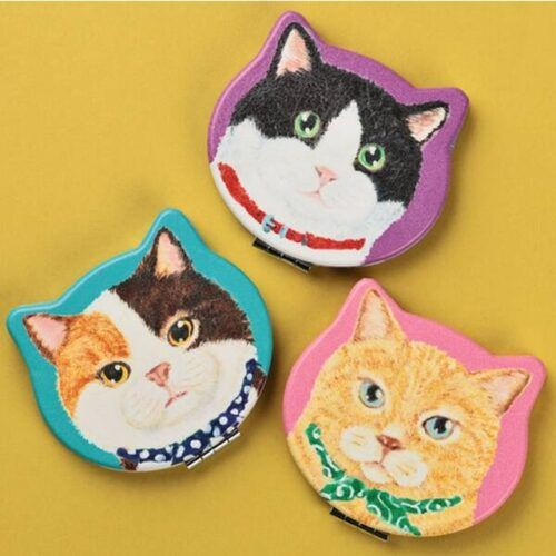 kawae大人気完売❗限定ねこちゃんミラーマドリガル カルディ『キャットコンパクトミラー』猫の日2026年グッズが新発売