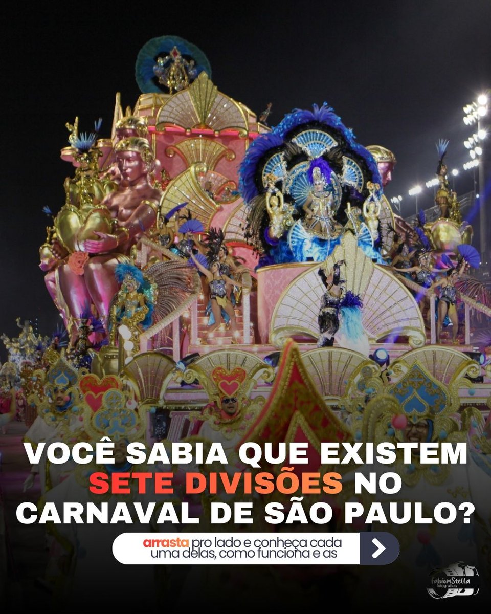fabiomstella's tweet photo. Você sabia que no carnaval de São Paulo existem sete grupos, e ainda mais dois de blocos?

Pois bem, o carnaval conta com 81 escolas de samba e ainda 18 blocos em atividade. 

Portanto não se assuste com desfiles pelas ruas de São Paulo no próximo final de semana. 🧶 https://t.co/NhwJzMmeYZ
