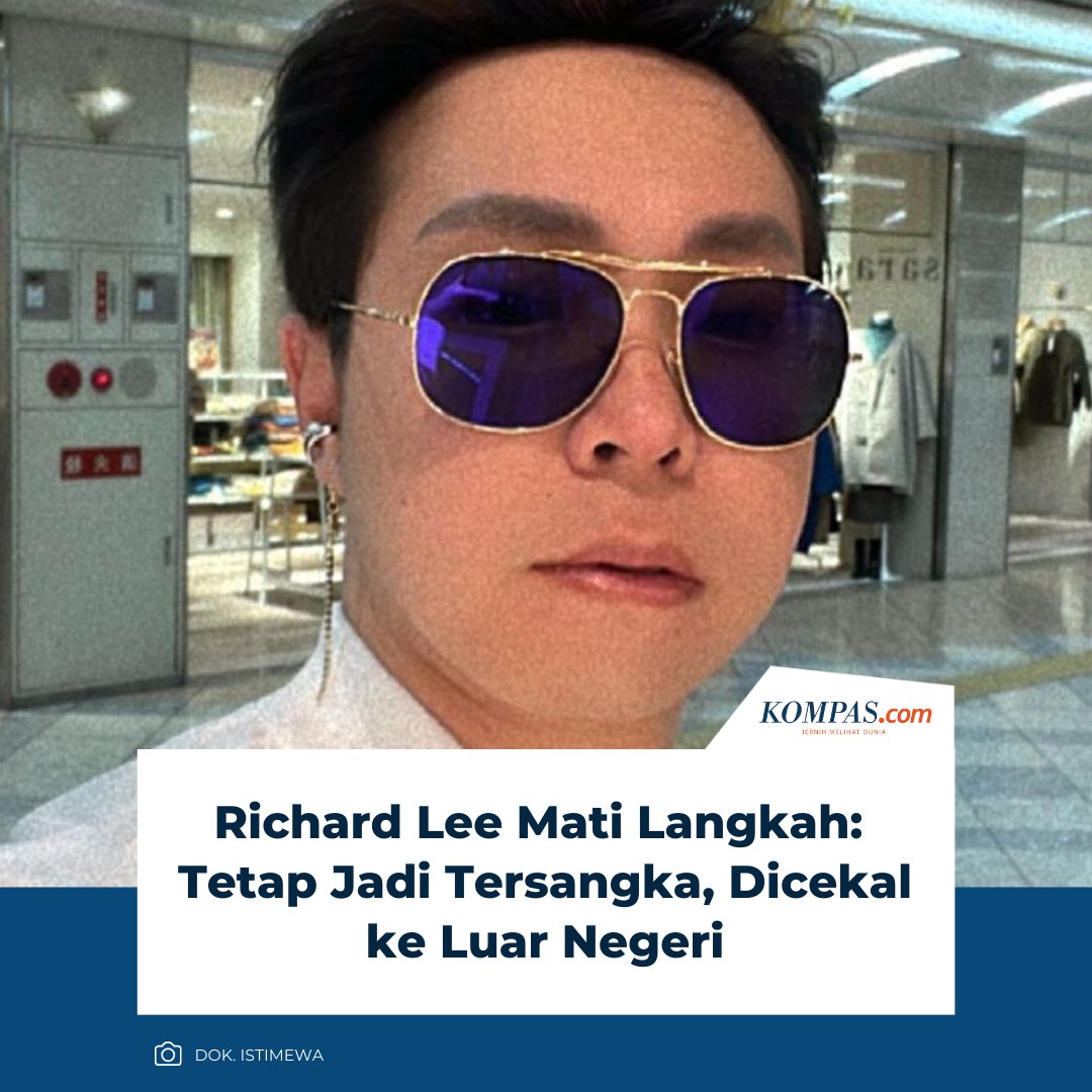 Dokter sekaligus pemilik klinik kecantikan, Richard Lee, mati langkah. 

Upayanya untuk menggugurkan status tersangka kasus dugaan pelanggaran perlindungan hak konsumen berakhir usai permohonan gugatan praperadilan yang ia ajukan ditolak. 

Dengan demikian, Richard Lee tetap