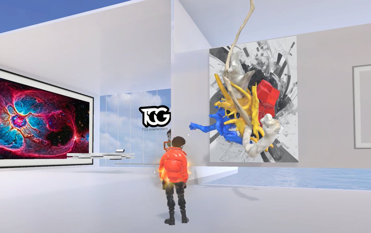 メタバースで見るとより迫力ありますね！！！ 自分のワールドでも飾っ