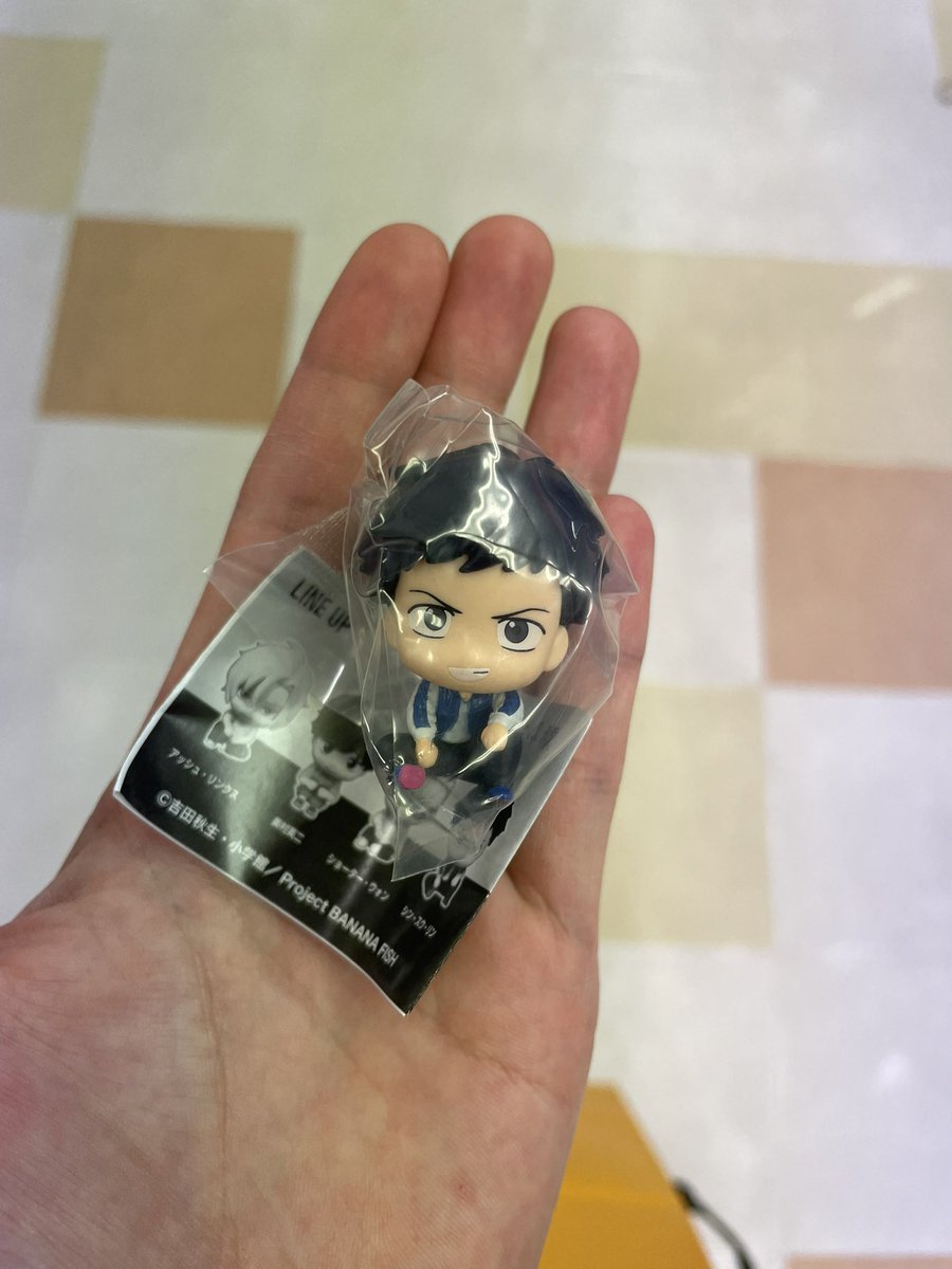 1134sa_cha's tweet photo. 【交換】 BANANAFISH バナナフィッシュ まちぼうけ ガチャガチャ

【譲】シン

【求】アッシュ

◎出先のためIDなし
◎郵送

検索からもお気軽にお声掛けください🙇🏻‍♀️ https://t.co/W8J9GppcYB
