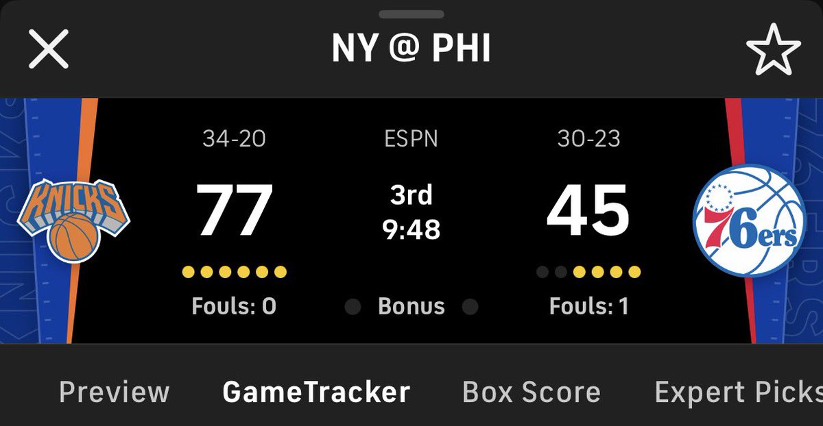 AidanLaPorta69's tweet photo. I was told the Sixers are “better without Embiid” because they can play fast!!!! https://t.co/sOwYESzQ6x