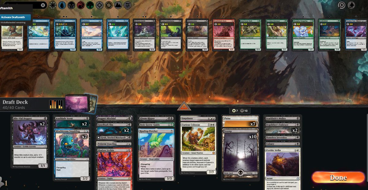 WB 7-1. Deck was better than expected. 最初1-2デッキかと思ったけど