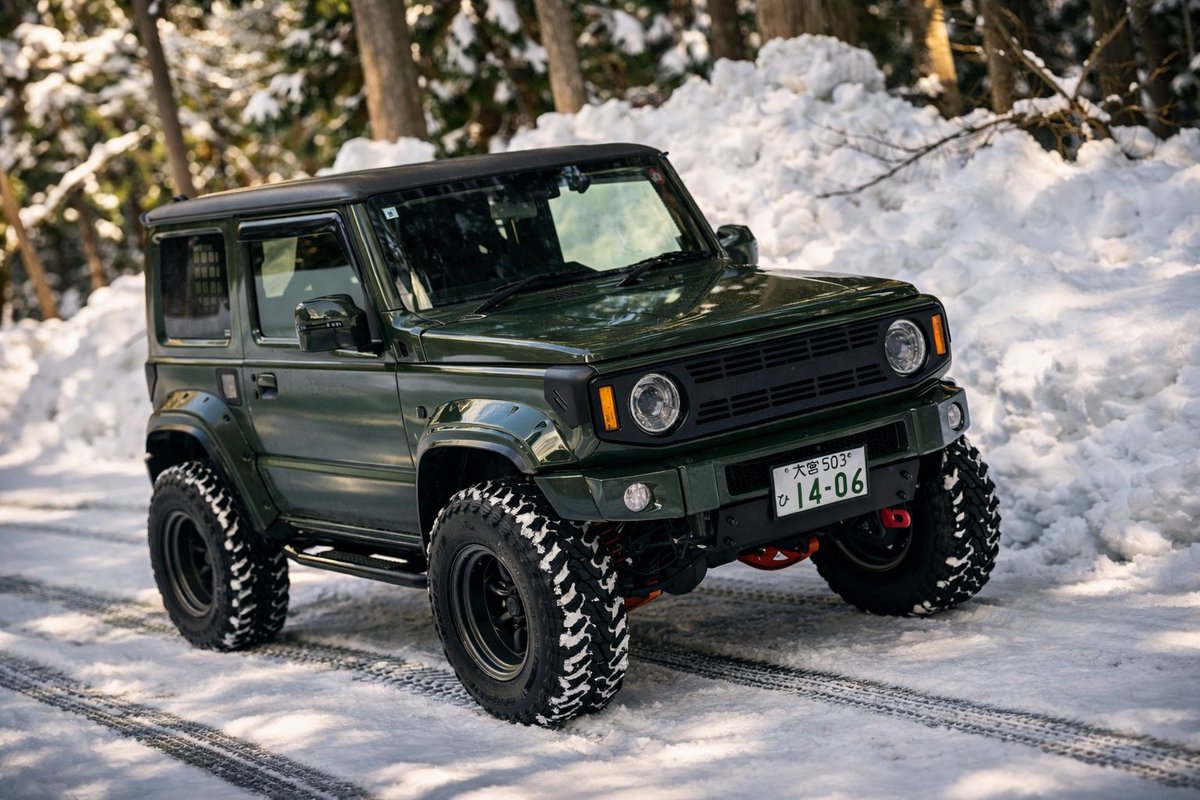 もう雪はいいです😓
楽しいけど。
#ジムニー
#ジムニーシエラ