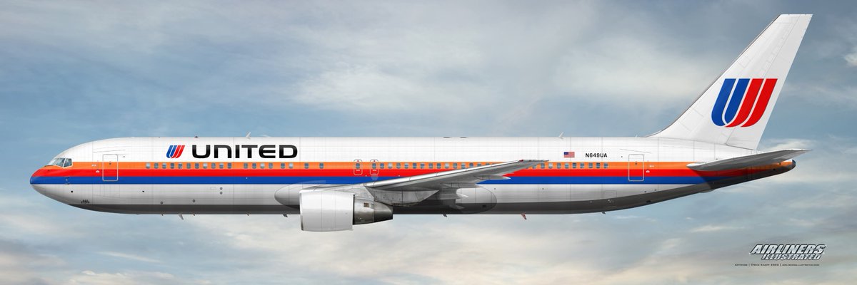 Classic United Airlines Saul Bass Tulip Livery on the Boeing 727-200, 737-200, 767-300ER Aviation Artworks.
🎨🌍✈️👨‍✈️👩‍✈️🧳💺🛫🛬🔴🟠🔵⚫️⚪️🇺🇸

Artwork Requests: nick@airlinersillustrated.com