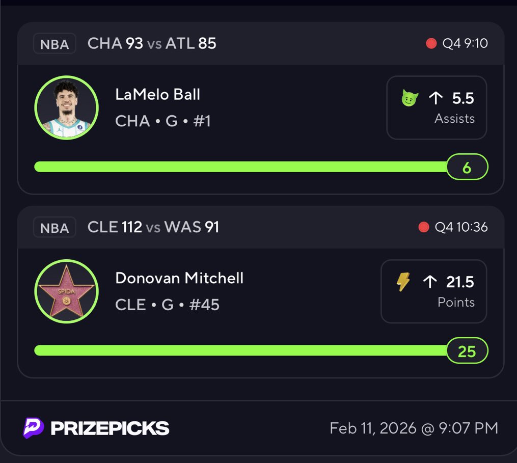 Taco cash 🌮✅

#PrizePicks