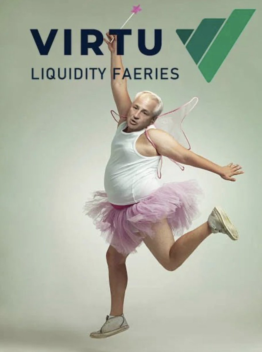 Shadow_Cityy's tweet photo. VIRTU is now being sued by $GNS, $AABB, $NWBO, and $SEGG, in 3 different federal districts (New York, Texas, and California) for a total damages cost that is approaching BILLIONS of Dollars. VIRTU should absolutely be hit with PUNITIVE DAMAGES, paid out in multiples. Have no mercy on these spineless cowards. They are the scourge of the earth. 

This thread I'm writing on Doug Cifu and VIRTU just keeps getting longer and longer... it's a Doozy! Wait for it. 🌝💣💥#FAFO #DOUGCIFU #VIRTU #WallStreetReckoning #bAABBoonArmy