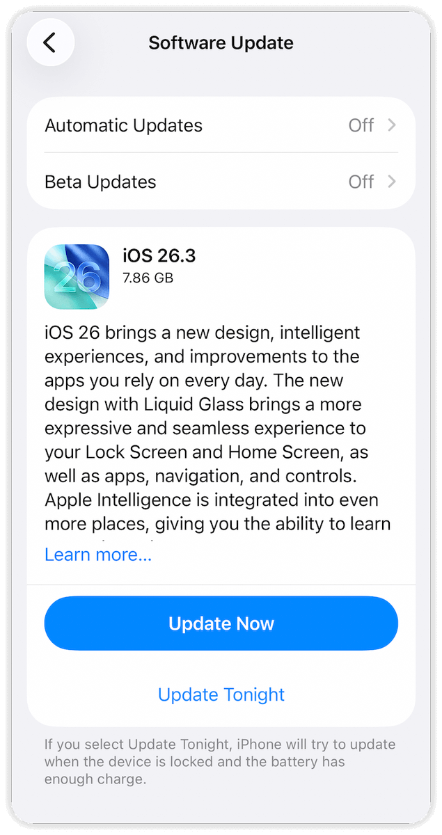 🚀 iOS 26.3 is out!👇
🔄 Built-in iPhone → Android transfer
🔔 Notification forwarding to non-Apple wearables (EU)
📍 New carrier location privacy control
🎨 Updated Weather wallpapers
🛡️ Security fixes

Updating or skipping? 🤔 #iOS263