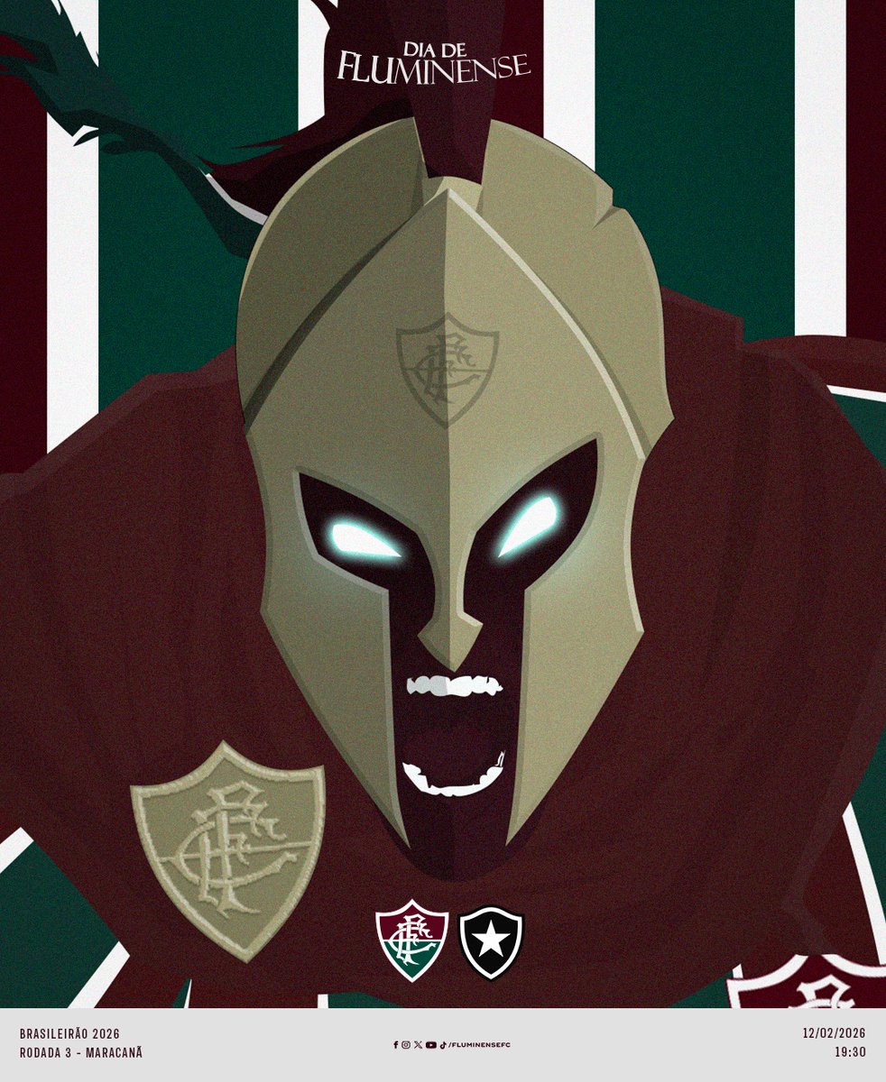 FluminenseFC's tweet photo. 🎵 EXPLODE CORAÇÃO
NA MAIOR FELICIDADE
É LINDO O MEU FLUZÃO
CONTAGIANDO, SACUDINDO ESSA CIDADE 🎵

É QUINTA-FEIRA DE #DIADEFLU! 
É CLÁSSICO NO MARACANÃ! TODOS OS CAMINHOS NOS LEVAM PARA A NOSSA CASA! 

VAMOS VENCER, NEEEENNNSEEEEE! https://t.co/dLixZtTme9