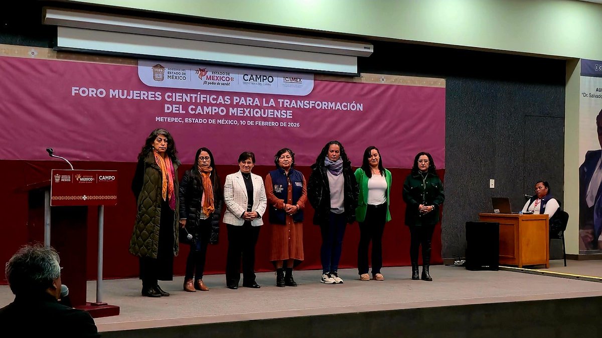 AmbienteEdomex's tweet photo. Por instrucción del m @Edomex,  participamos en el foro conmemorativo por el Día Internacional de la Mujer y la Niña en la Ciencia, organizado por la Secretaría del Campo del Estado de México, a través del #ICAMEX.

#MedioAmbiente 
#ElPoderDeServir https://t.co/zqnrdaCcEO