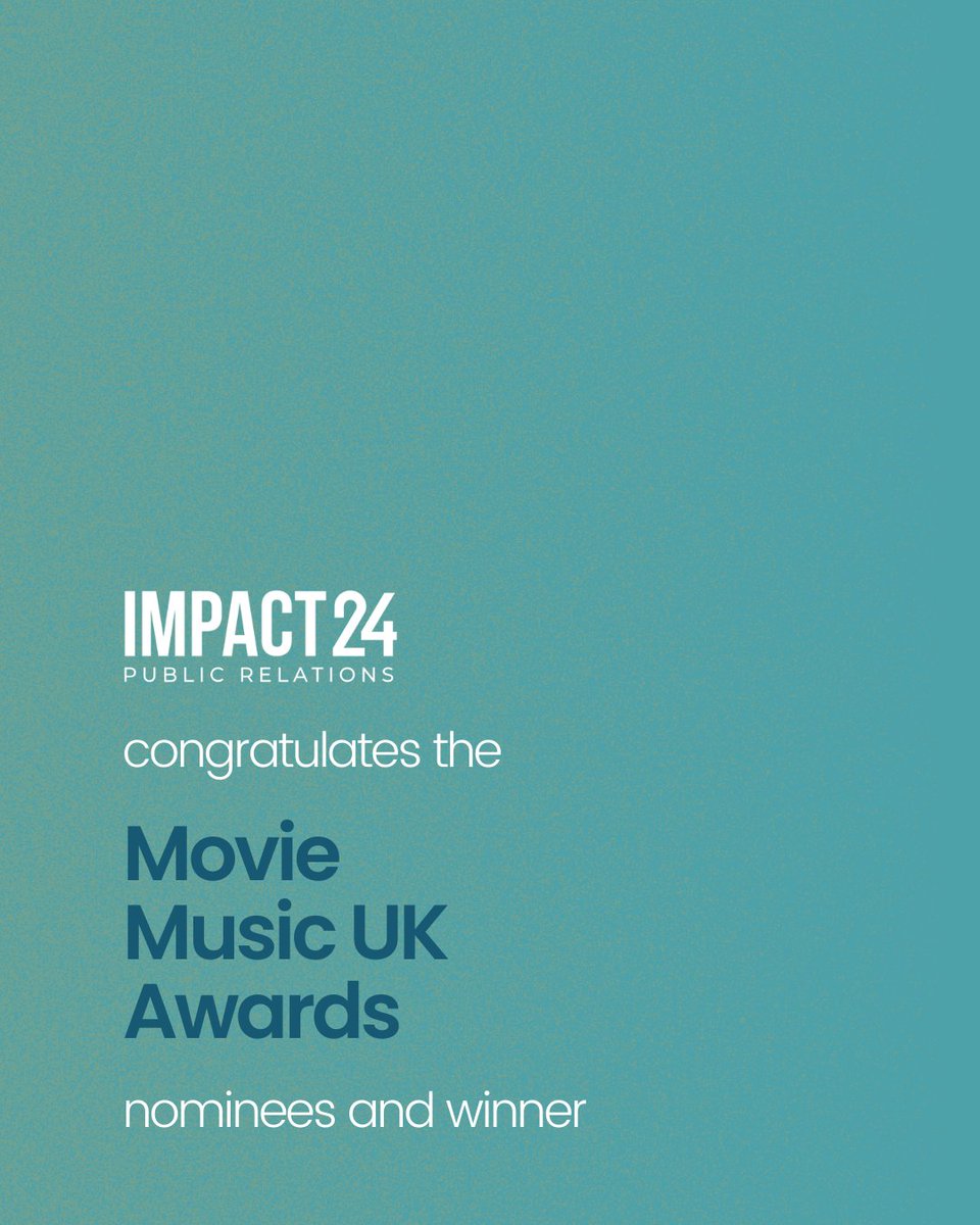 Impact24PR's tweet photo. Congratulations to our clients and friends John Powell, @JoyNgiaw, @fabmancinelli, Christian Wibe, @panuaaltio, @amusics, @johannesringen on their 2026 Movie Music UK Awards nominations and to John Powell on his win!

#MovieMusicUKAwards #Music #BehindTheScenes https://t.co/T7ryeE57tm