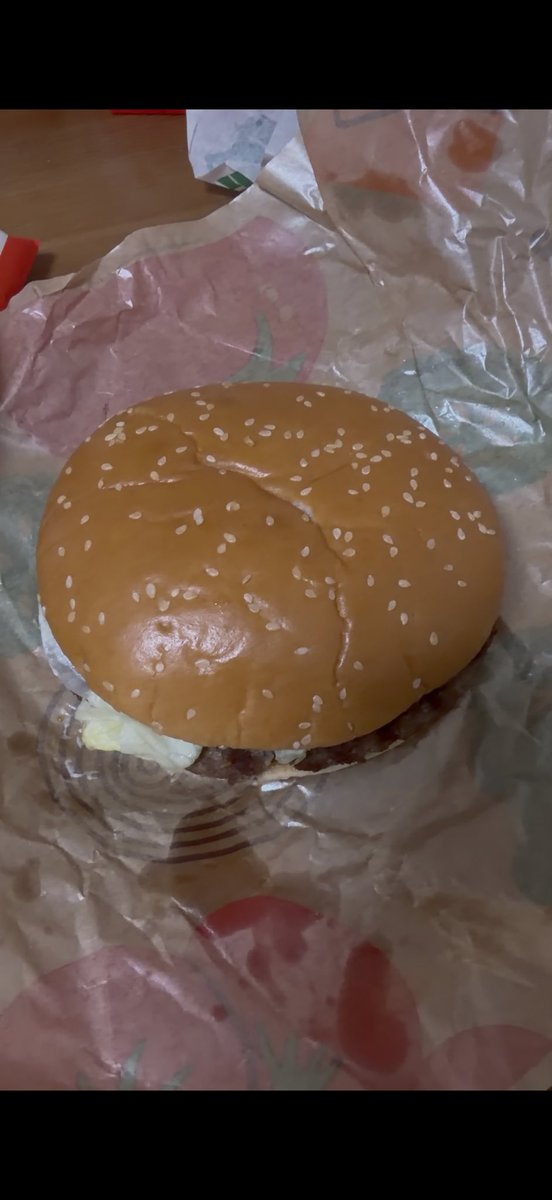 daaaaaaaaaaidai's tweet photo. バーガーキングのハーフカットって思ってたのと違ったwww
#burgerking  #テリヤキワッパー https://t.co/7lX8DbJAcW