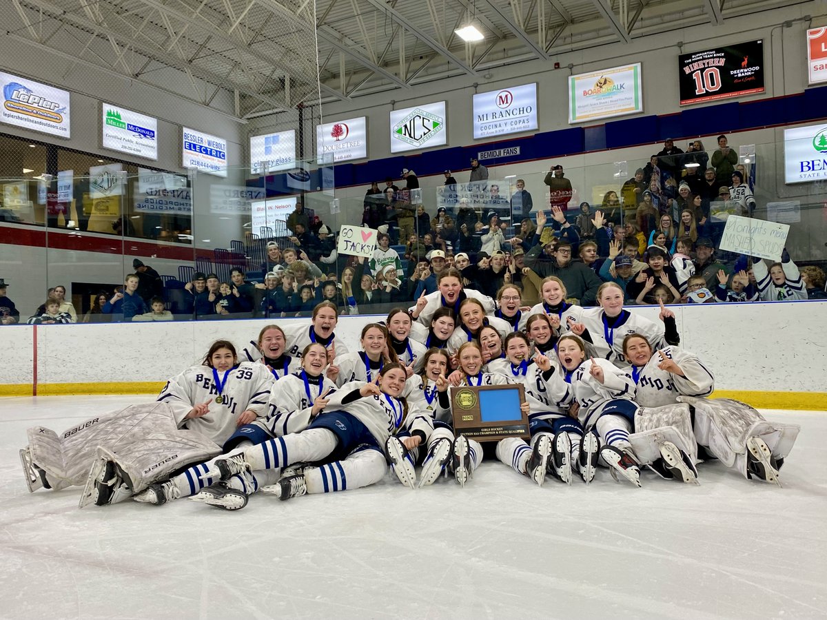 GHS
Section 8AA 

FINAL: Bemidji > Moorhead (4-3) 

BEM: Rupp (2), Greiner, Knott 
MHD: Lane, Bjorkman, Melquist 

The Lumberjacks are headed to STATE!