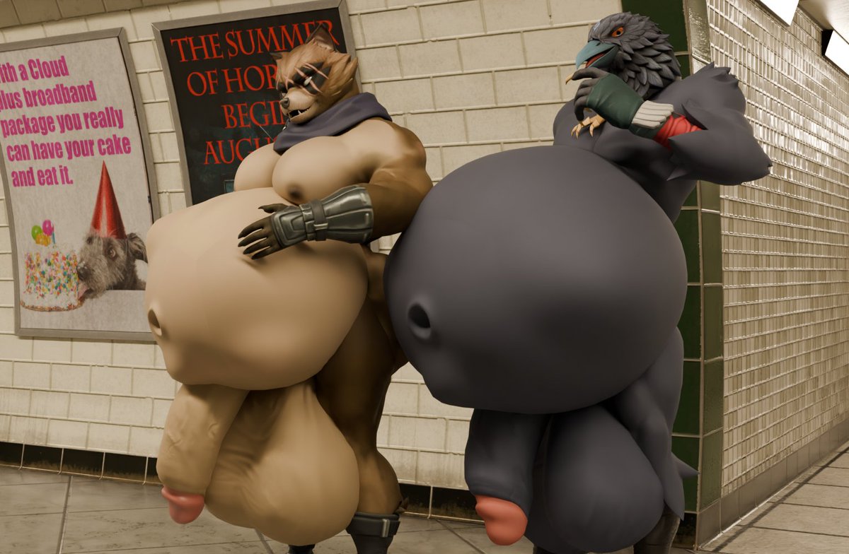 BastCwo's tweet photo. Some super old renders featuring Karasu and Hajime from hit game Fortnite I think :)

Some cock/vore goodness because I really like bords https://t.co/8p6Dtb10iU