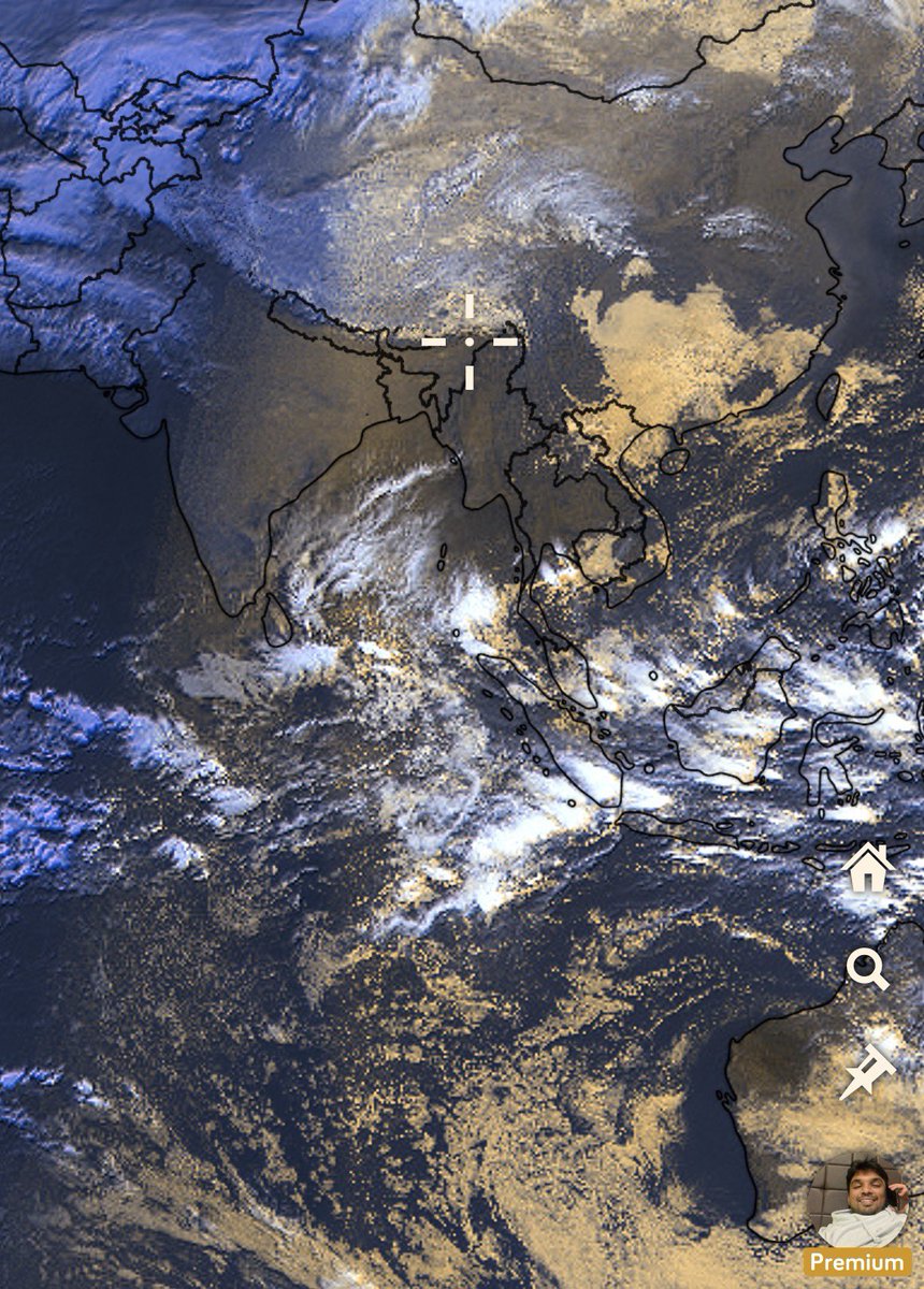 MasRainman's tweet photo. Currently MJO in Phase 2–3 (Indian Ocean → Maritime Continent) with moderate amplitude. Forecast to move east toward Phase 4–5 (Western Pacific) in 1–2 weeks, supporting enhanced convection along its path.
#MJO #RMM #TropicalDynamics #Monsoon #WeatherAnalysis https://t.co/viKpa16AJk