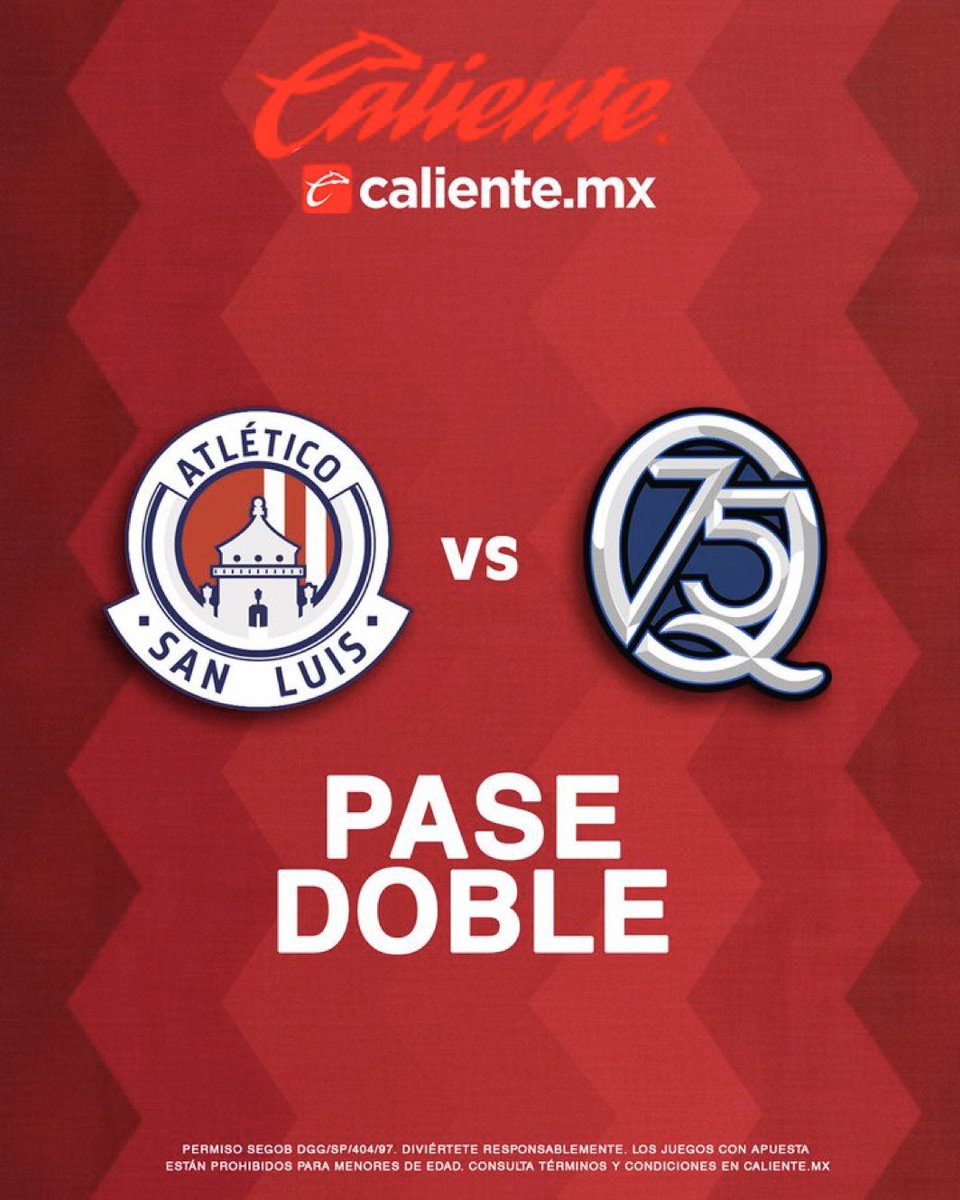 🚨#GIVEAWAY POTOSINO🚨

¡TE REGALAMOS BOLETOS PARA EL CLÁSICO DE LA 57 #ADSL vs #Quéretaro! 🎫 
 
1️⃣ Sigue a <a href="/calientesports/">Caliente Sports</a> y a mí 📲
2️⃣ Dale 🔁 y ❤️
3️⃣ Comenta una foto que demuestre tu pasión por tu equipo y usa el  #MásAcciónMásDiversión 🔥

🎫 ¡Se regalará UN PASE DOBLE!