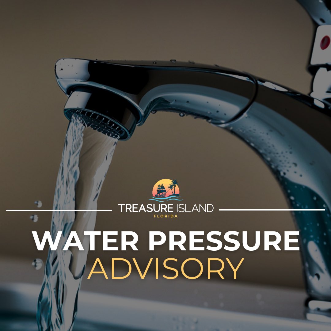 ⚠️ Water Pressure Advisory ⚠️

A blown transformer in the Isle of Capri neighborhood has resulted in reduced water pressure at the Pinellas County water booster station serving the area. Pinellas County Utilities crews are currently assessing the situation and working to restore