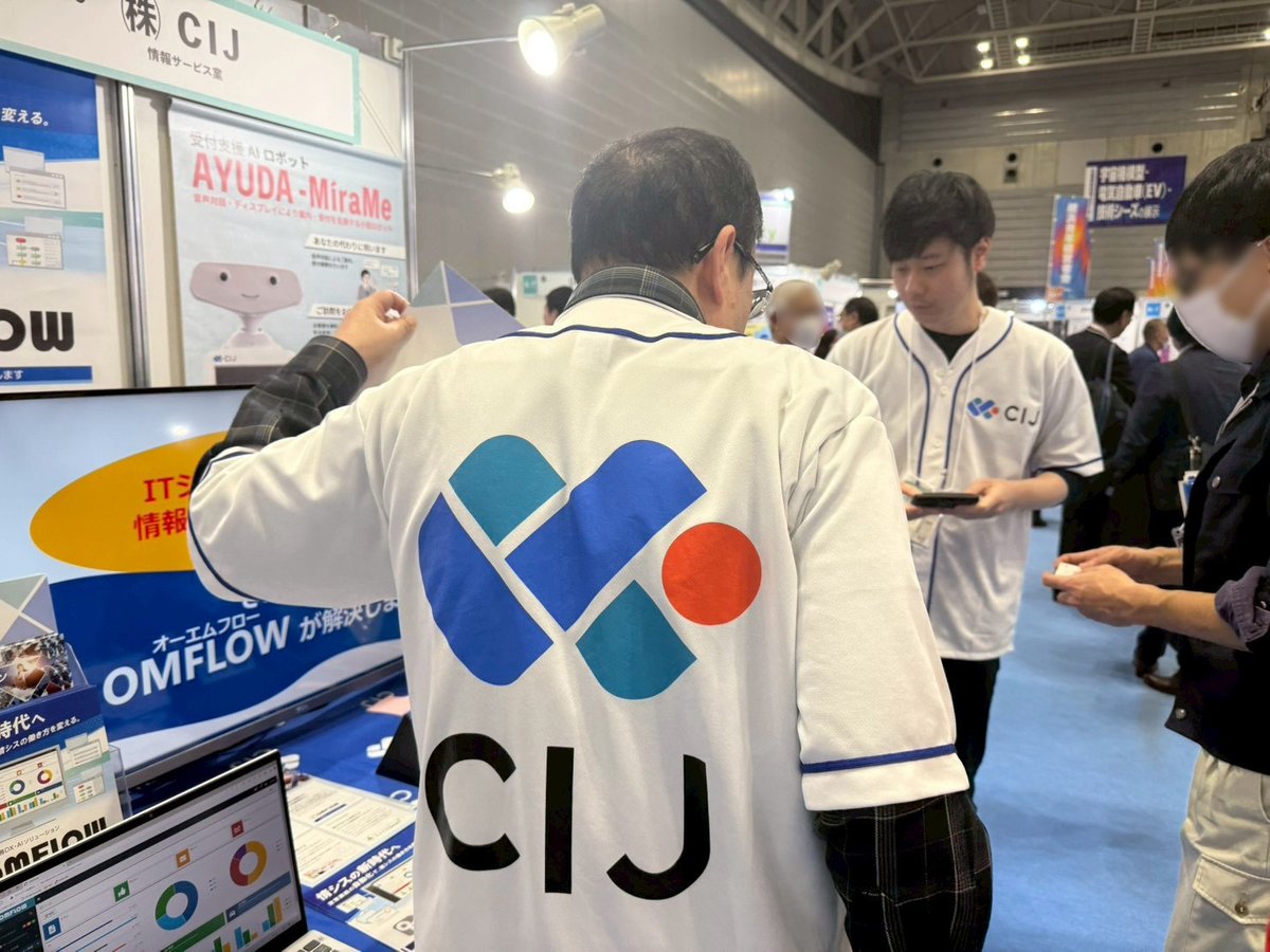 cij_ltd's tweet photo. 【展示会】
2月4日(水)～2月6日(金)にパシフィコ横浜にて開催された #テクニカルショウヨコハマ2026 の当社ブースへご来場ありがとうございました。

3日間 #AYUDA_MiraMe と #OMFLOW の出展を行い、多くの方にPRと説明をさせていただきました！

https://t.co/ILkdAkw6Jj https://t.co/XWUGIRuQNH