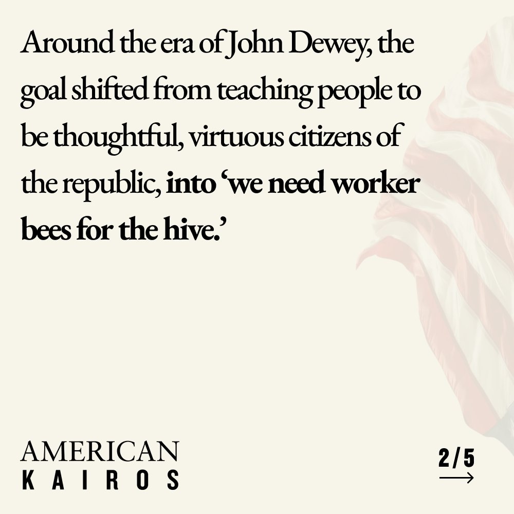 AmericanKairos's tweet photo. A system's purpose is what it does. Public Education produces regime followers. 🏫 https://t.co/bvdOEIS9Xn