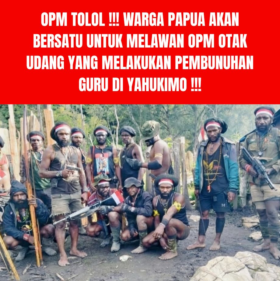 andi777923's tweet photo. OPM tolol harus di bumi hanguskan dari tanah papua

Knetz Mohan GBLA #beli2gratis1dishopee8malam PERTH GET READY RISERCON Pagiii #BubarkanKKB #daehoonforerhair Papua Harus Damai damai tanpa separatisme JNJM OTHER SIDE FILM https://t.co/Mt2yfPZakG