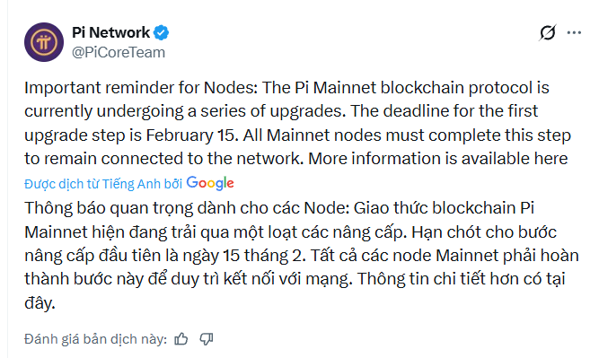 Lợi Pi Network tweet media