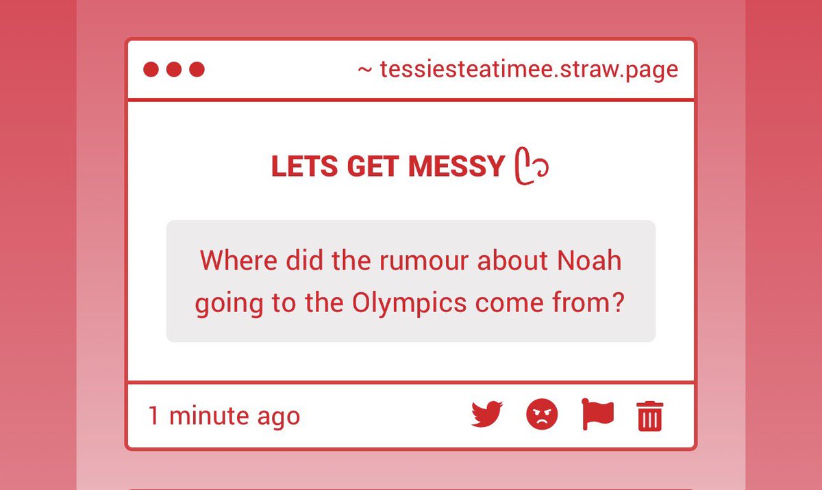 didn’t he say he was going? idk