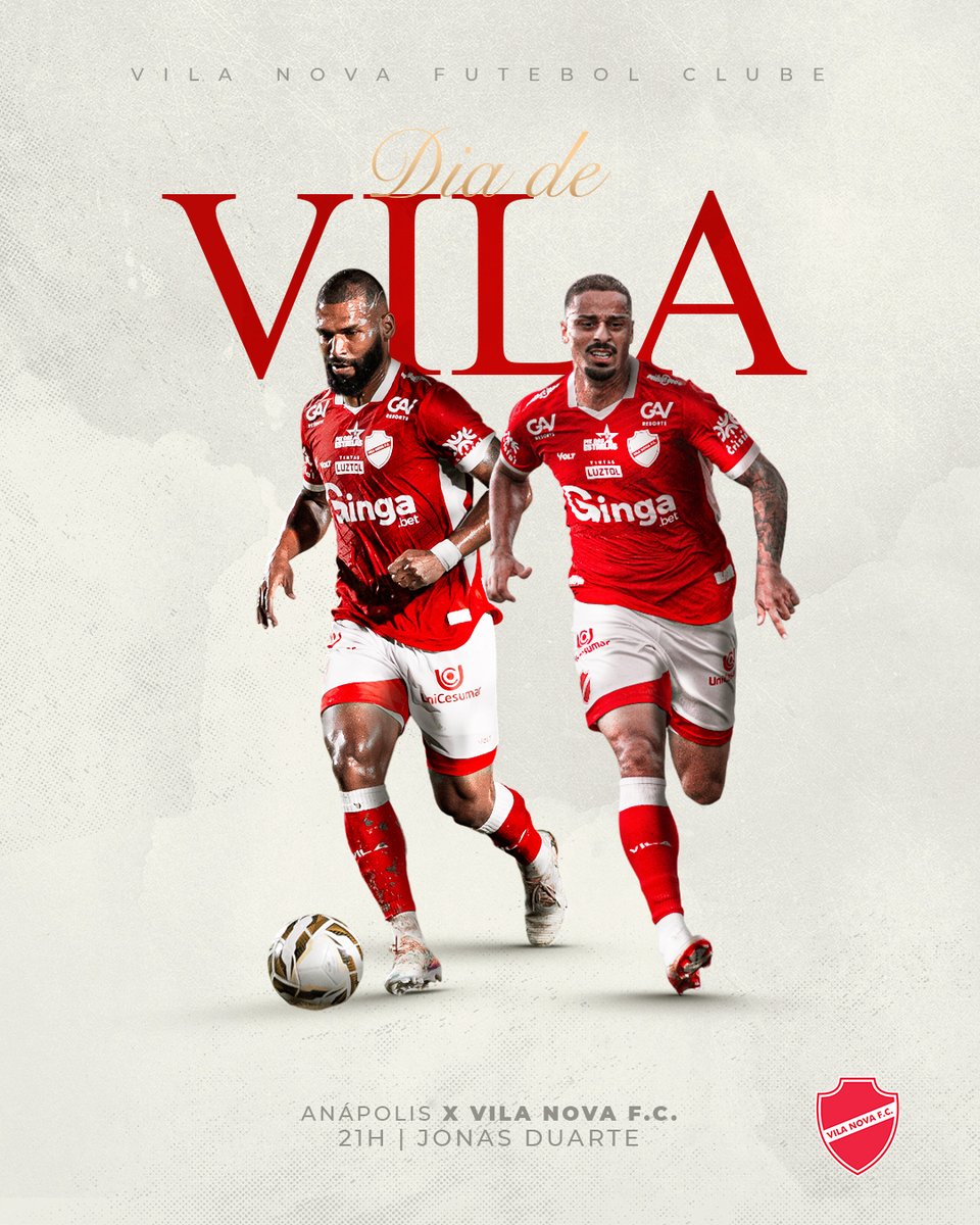HOJE É DIA DE VILA! É QUARTAS DE FINAL. É DECISÃO!

Vamos com Raça, Fé e União! 🇦🇹

#TIMEDOPOVO