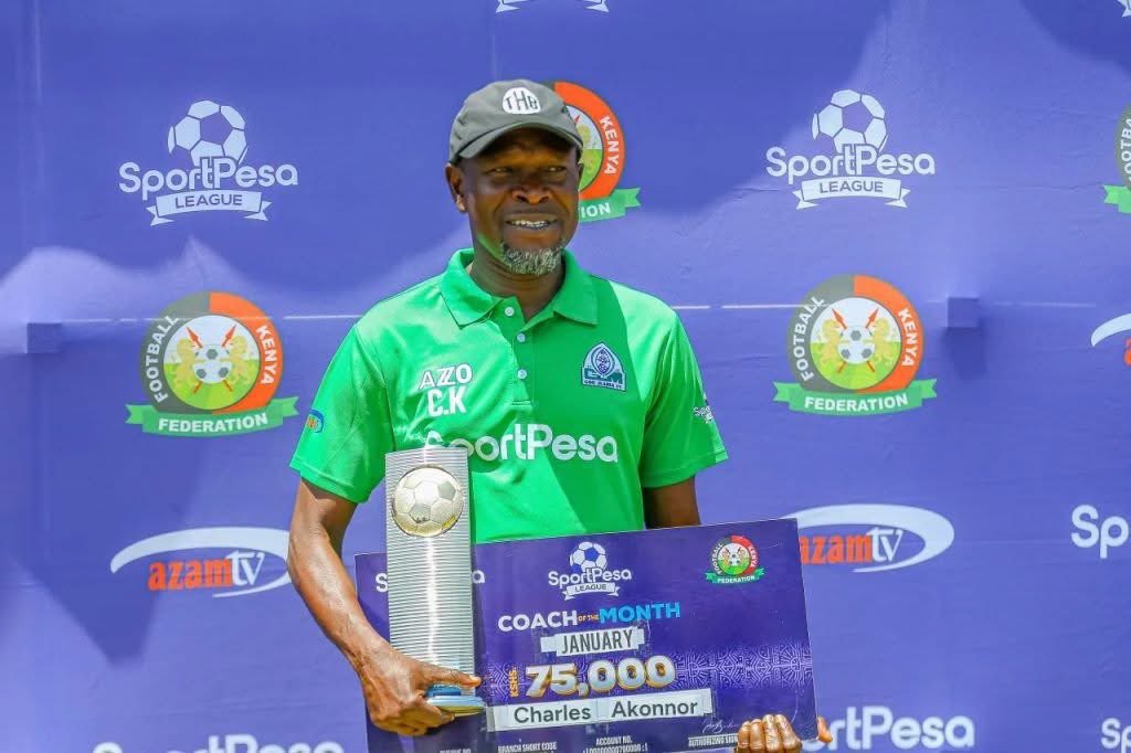 sportworldghana's tweet photo. OFFICIAL: CK Akonnor has become the first to win the Coach of the Month twice in Kenya for the 2025/26 season after scooping January’s award.

The Gor Mahia boss claimed January’s award after steering his side to the top of the table with an unbeaten run — five wins, one draw, 15 goals scored, only four conceded, and three clean sheets. Akonnor received a customised trophy and a $580.80 cash prize from SportPesa.

#Sportsworldghana #CKAkonnor