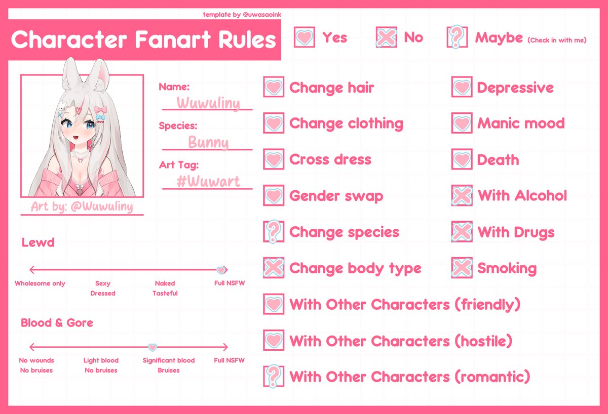 Reglas de fanart 🐰💗

Cuando veo fanarts muevo la colita :3!