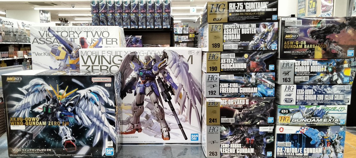 MG ウイングガンダムゼロEW Ver.Ka』 『MGSD ウイングガンダムゼロ EW